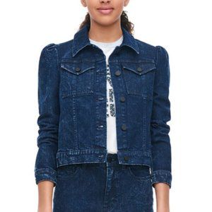 La Vie Rebecca Taylor Stretch Denim Jacket